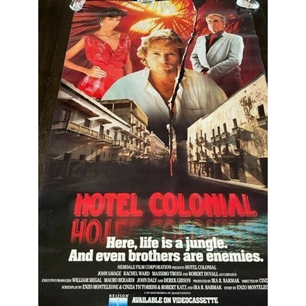 Movie Theater Cinema Poster vtg Lobby Card 1988 Hotel Colonial Robert Duvall